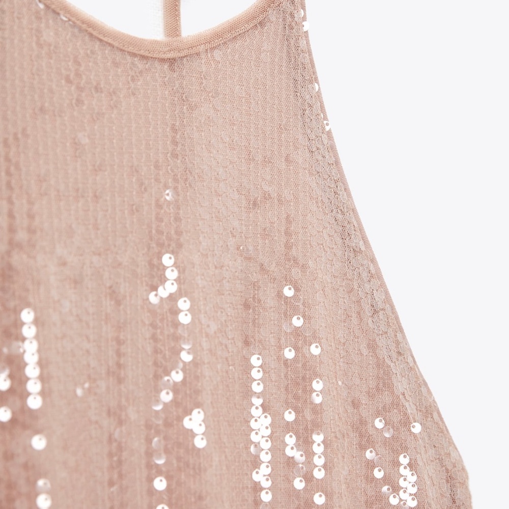 Zara limited edition celeb style sequin dress you cannot miss - Picture 4 of 5